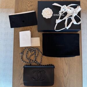 Caviar Timeless CC Wallet on Chain WOC Black